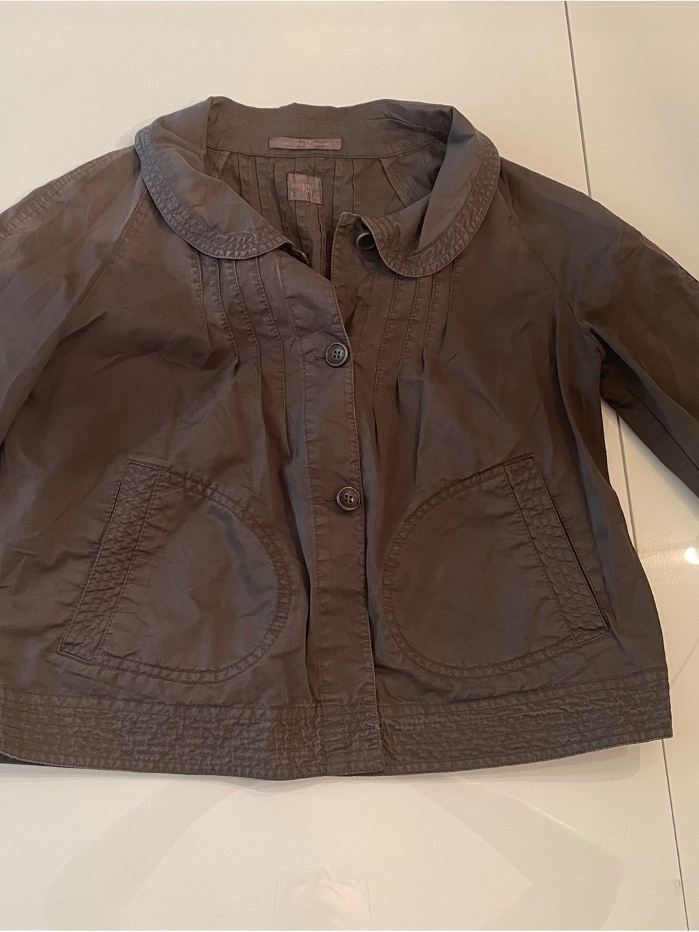 Women's Casual Button-Front Jacket L